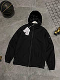 Чоловіча куртка вітровка CALVIN KLEIN M2367 чорна, фото 8