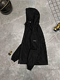 Чоловіча куртка вітровка CALVIN KLEIN M2367 чорна, фото 10
