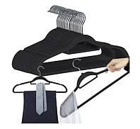 Вішалка для одягу набір 20 шт. - чорні Ruhhy 22536 Польща