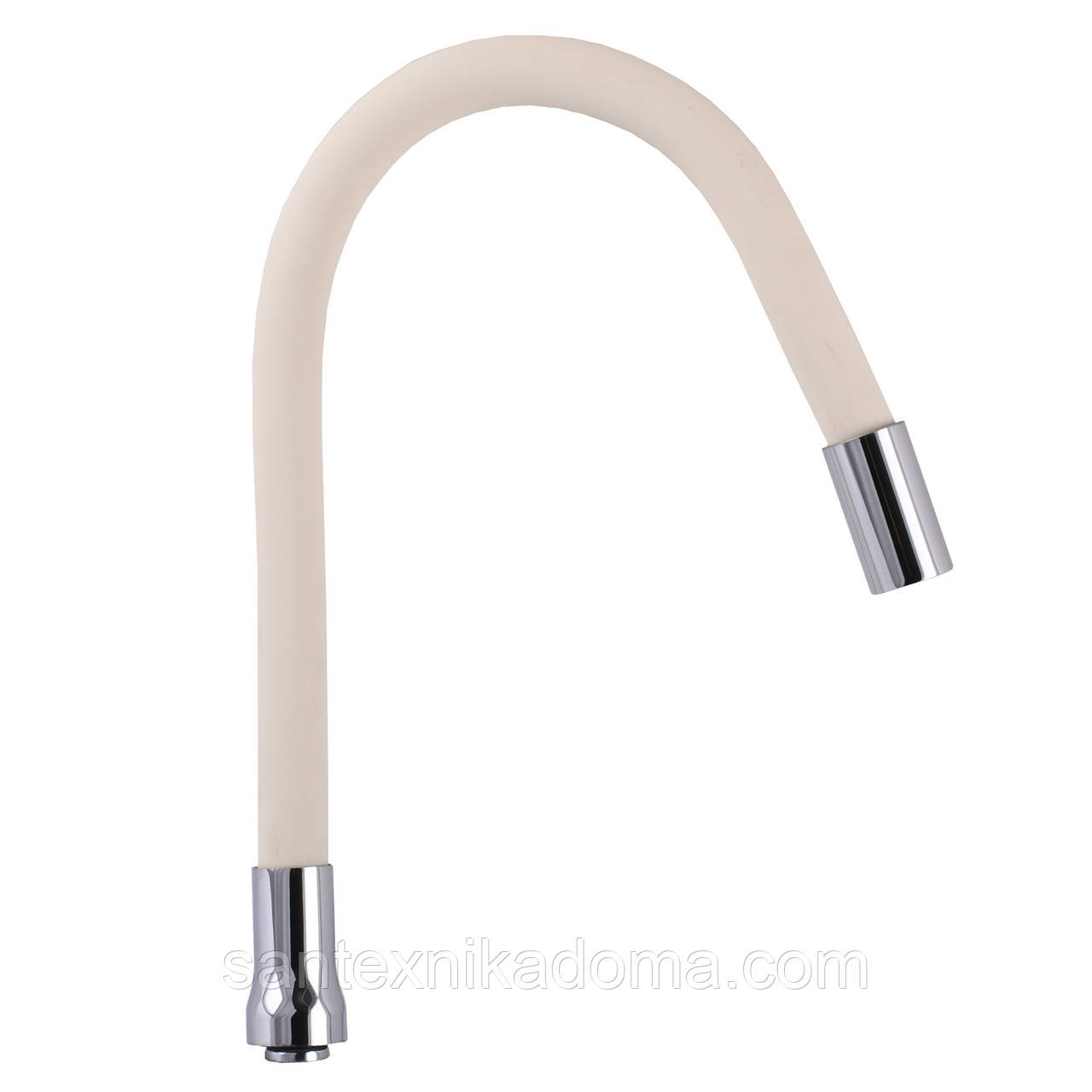 Вилив змішувача Globus Lux GLR-BEIGE-55 для кухні гофрований