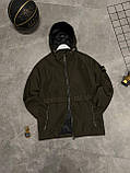 Чоловіча куртка вітровка STONE ISLAND M2364 хакі, фото 7
