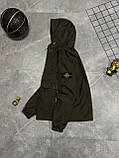 Чоловіча куртка вітровка STONE ISLAND M2364 хакі, фото 9