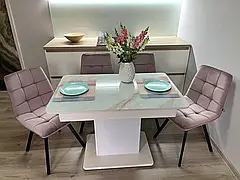 Обідній стіл Boston T Jm білий white/09XL