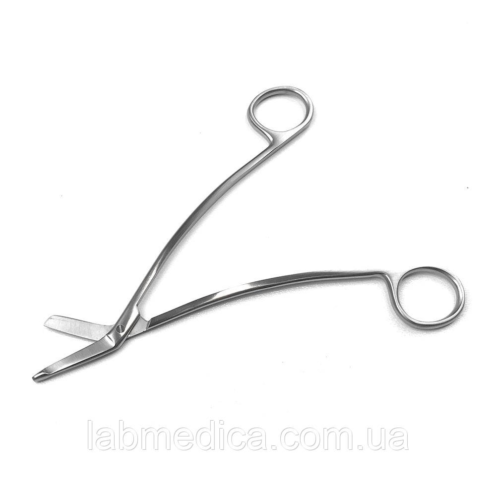 Ножиці по Schmieden нейрохірургічні жорсткі  Довжина 17 см SURGIWELOMED, фото 1