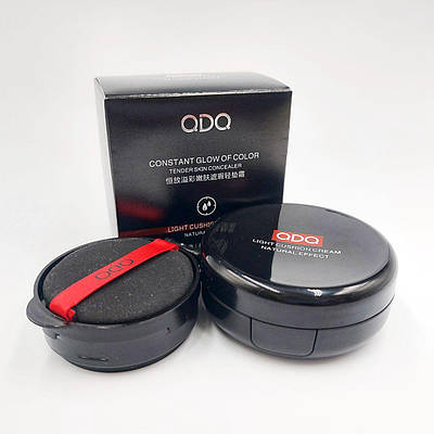 Легкий тонізуючий тональний Крем Кушон Консилер для обличчя QDQ Натуральний тон 12г+12г