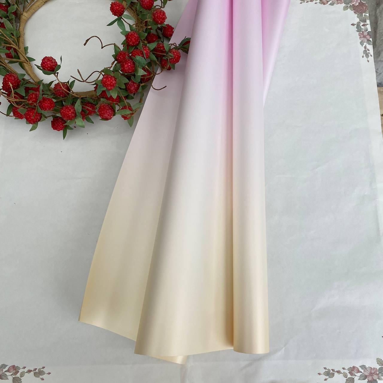 Упаковка для квітів флористична плівка в рулоні. Gradient Lux Matte