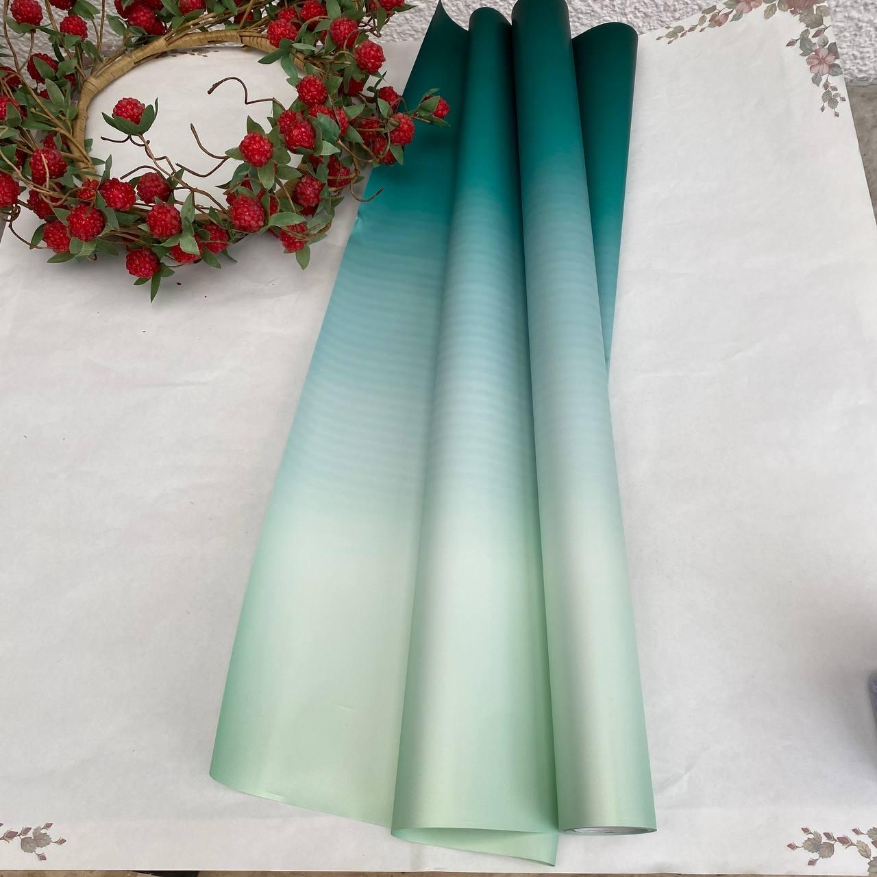 Упаковка для квітів флористична плівка в рулоні. Gradient Lux Matte