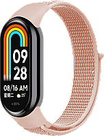 Ремінець Xiaomi Mi Band 8/9 Nylon Рожевий пісок