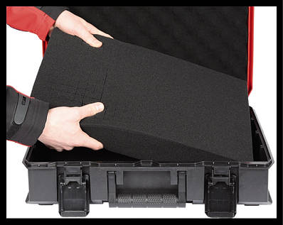 Вкладка з поролону для кейсів Einhell E-Case S Grid Foam Set