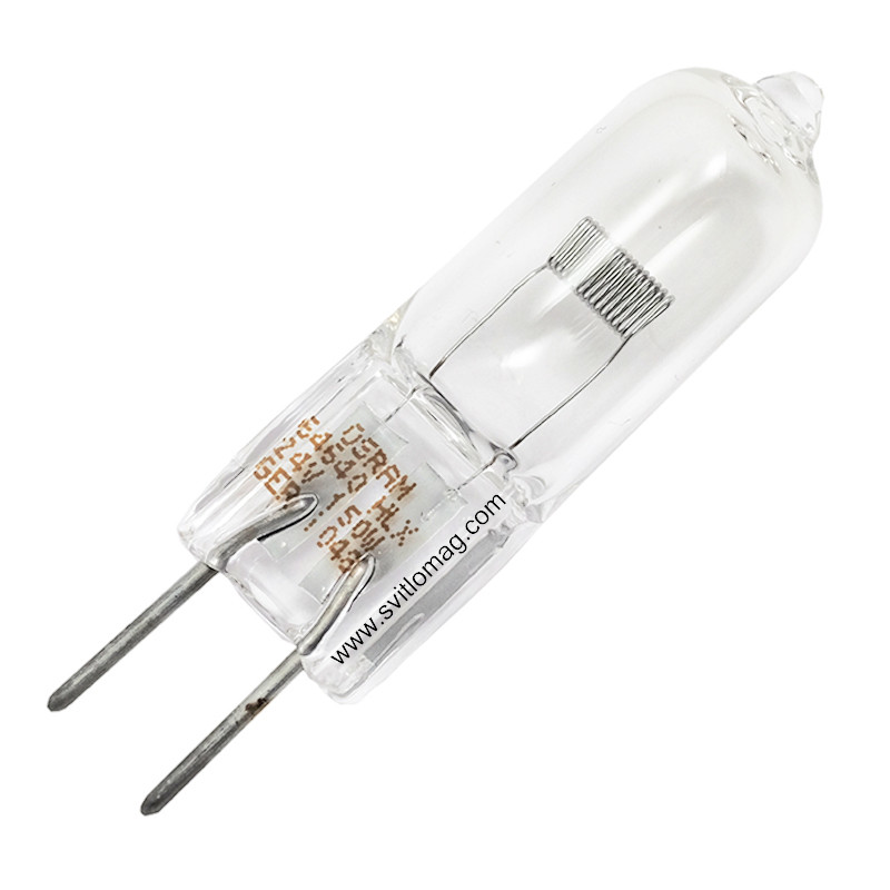 Лампа кварцова галогенна 24v 150w OSRAM 64640 HLX G6.35