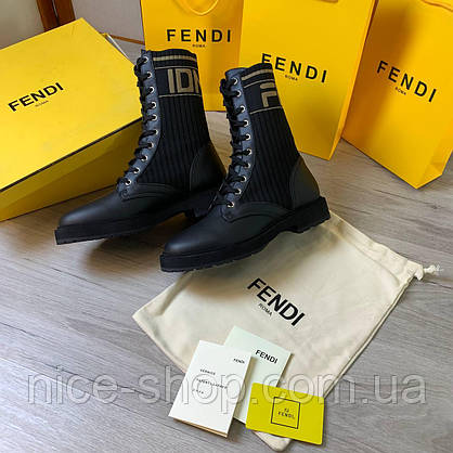 Черевики Fendi шкіряні 39 розмір, фото 6