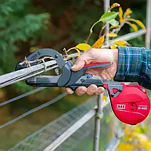 Степлер для рослин MAX HT-R45C(RD) + Італійська стрічка 10 шт — Тапенер Акційний Набір, фото 6