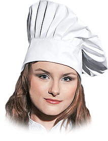Шапка кухаря LH-HATER CHEFS KITCHEN LH-HATER W білий