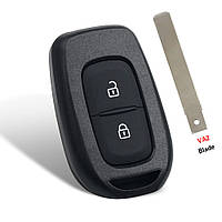 Корпус ключа для Dacia Logan, Duster, Sandero 2 кнопки лезо VA2