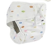 Бавовняні підгузники з бортиками 6-12міс