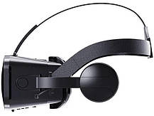 Окуляри віртуальної реальності для телефона з навушниками та пультом Vr park box, фото 5