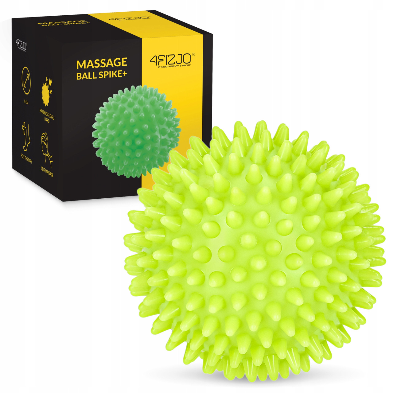Масажний м'яч з шипами 4FIZJO Spike Ball 9 см (P-5907739311412)