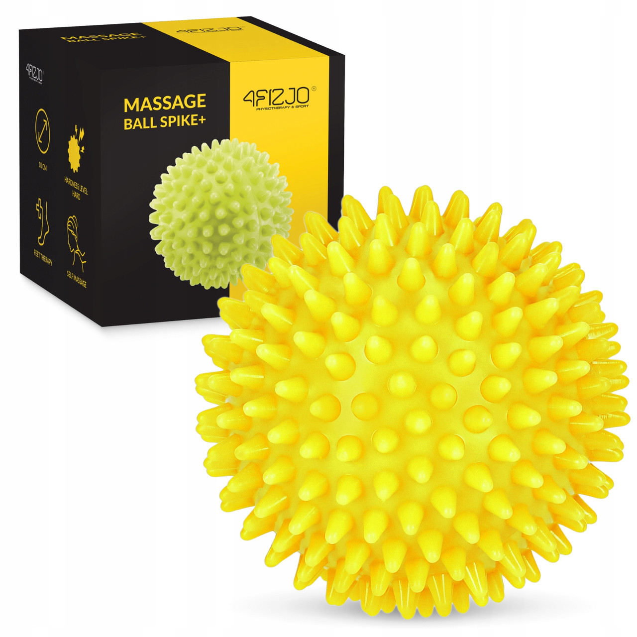 Масажний м'яч з шипами 4FIZJO Spike Ball 10 см (P-5907739311429), фото 1