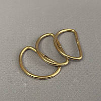 Напівкильце 2,5 см - золото світле