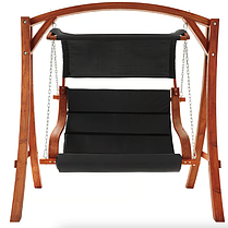 Садова гойдалка Di Volio Pergia двомісна сірий, фото 2