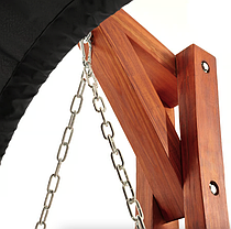 Садова гойдалка Di Volio Pergia двомісна сірий, фото 5