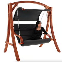 Садова гойдалка Di Volio Pergia двомісна сірий, фото 3