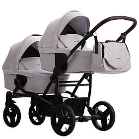 Коляска для двійні Verdi For 2 (2025 року), сірий