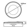 LED світильник AL6086ARD MODA 48Вт WHITE Ardero 2500Lm 3000-4500-6000K (люстра без пульта) Ø375×65мм, фото 6