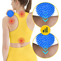 Масажний м'яч із шипами 4FIZJO Spike Balls 8 см 4FJ0146 Poland, фото 4