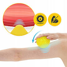 Масажний м'яч із шипами 4FIZJO Spike Balls 10 см 4FJ0148 Poland, фото 3