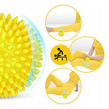 Масажний м'яч із шипами 4FIZJO Spike Balls 10 см 4FJ0148 Poland, фото 4