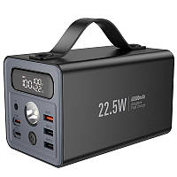 Повербанк Hoco J138 Distant 60000mAh 22.5W+PD20W+DC12V DC/3xUSBA/2xType-C фонарик черный