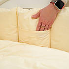 Постільний комплект 6 ел Babycentre & Twins Moonlight ванільний, фото 3