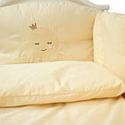 Постільний комплект 6 ел Babycentre & Twins Moonlight ванільний, фото 4