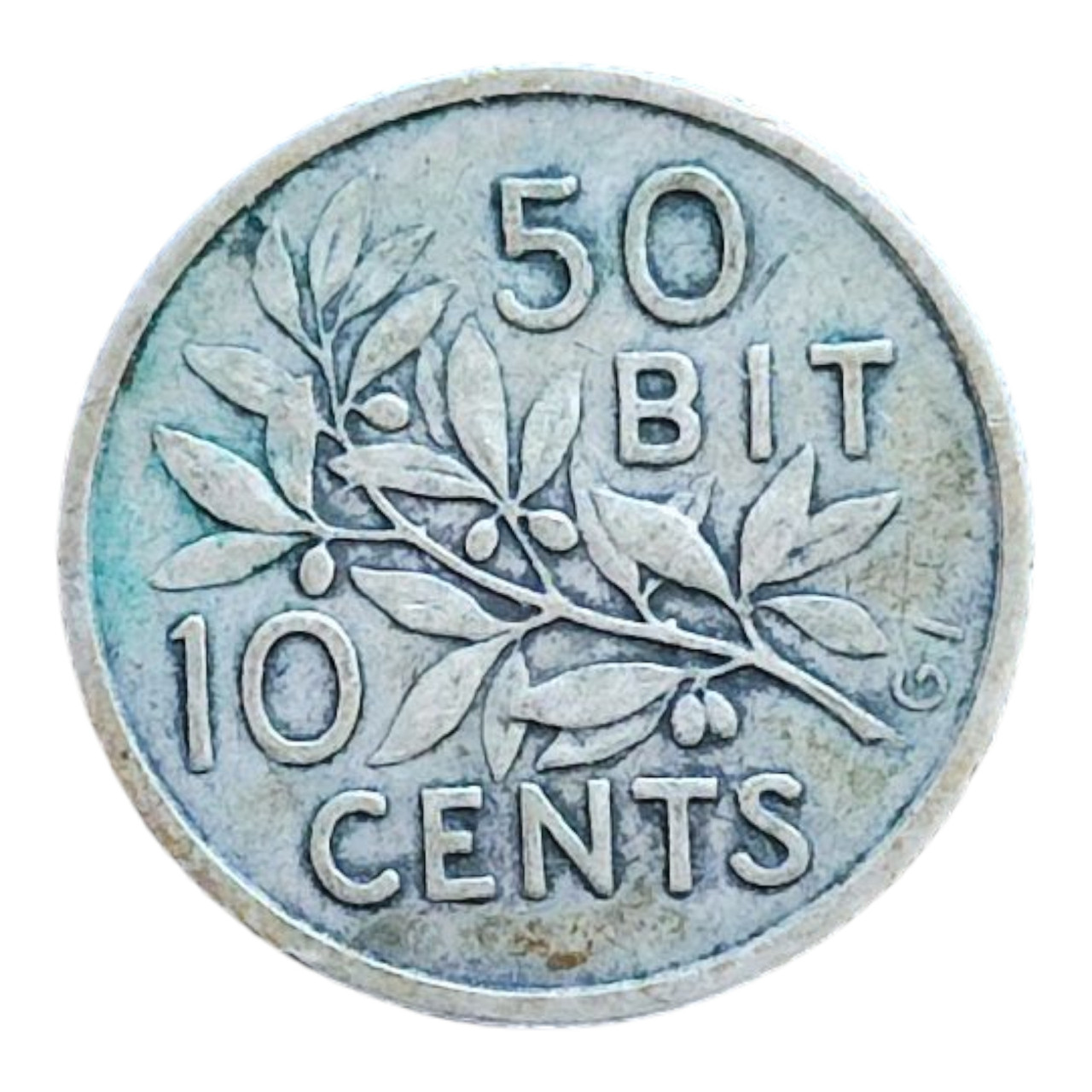 Данська Вест-Індія 10 центів, 1905