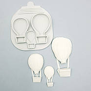 Силіконовий молд Повітряні кулі — 3 шт., фото 2