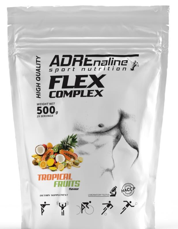 Для здоров’я суглобів і зв’язок Adrenaline Sport Nutrition Flex Complex 500 грам Смак: Tropical Fruits