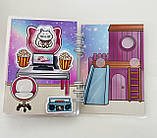 Розвиваюча книжка міні блокнот липучки Будинок ТОКА БОКА LIFE твоя рожева мрія, фото 6