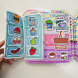 Розвиваюча книжка альбом липучки TOCA BOCA Barbie ТОКА БОКА Будиночок Барбі, фото 5