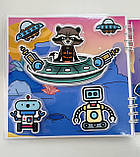 Розвиваюча книжка альбом липучки TOCA BOCA Super Heroes ТОКА БОКА Супергерої, фото 6
