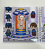 Розвиваюча книжка альбом липучки TOCA BOCA Super Heroes ТОКА БОКА Супергерої, фото 8