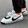 Чоловічі кросівки Nike Cortez UN/LA Grey Black Кеди Найк Кортез низькі сірі замш текстиль демісезон, фото 9