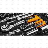 Набір ключів Neo Tools 108 елементів (1/2 & 1/4) в кейсі, фото 6