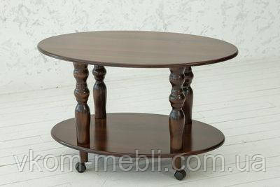 Журнальний стіл на коліщатках Прадо (темний горіх) Мікс, фото 1