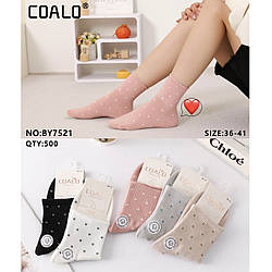 Підліткові шкарпетки з дрібними сердечками для дівчинки Розмір: 36- 41 см (14525)