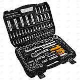 Набір ключів Neo Tools 108 елементів (1/2 & 1/4) в кейсі, фото 5