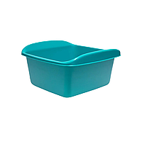 Таз з квадратними ручками SoloPlast 10 л, пластиковий таз 10 літрів з ручками ТК-010