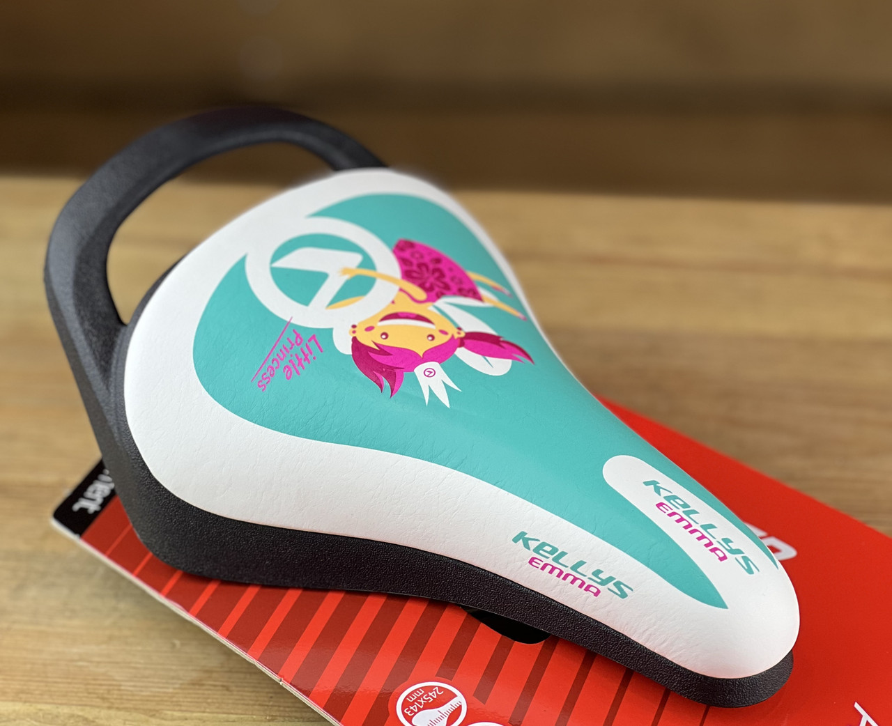 Сідло для велосипеда дитячого KLS EMMA 018, turquoise, фото 1