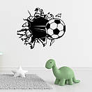 Вінілова декоративна наклейка на стіну Футбольний м'яч, фото 7