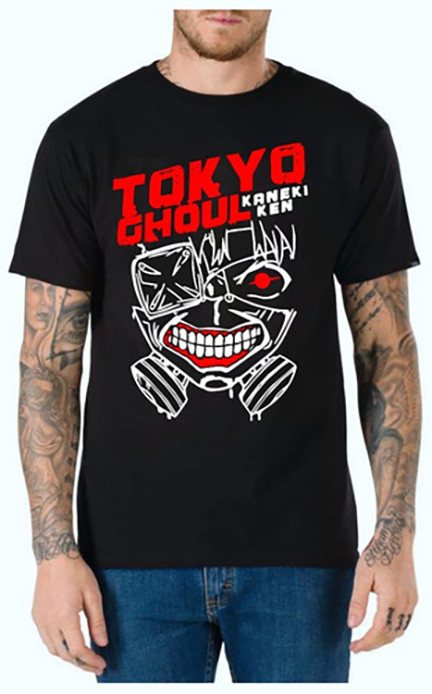 Футболка аніме "Токійський гуль" Tokyo Ghoul Kaneki Ken 1